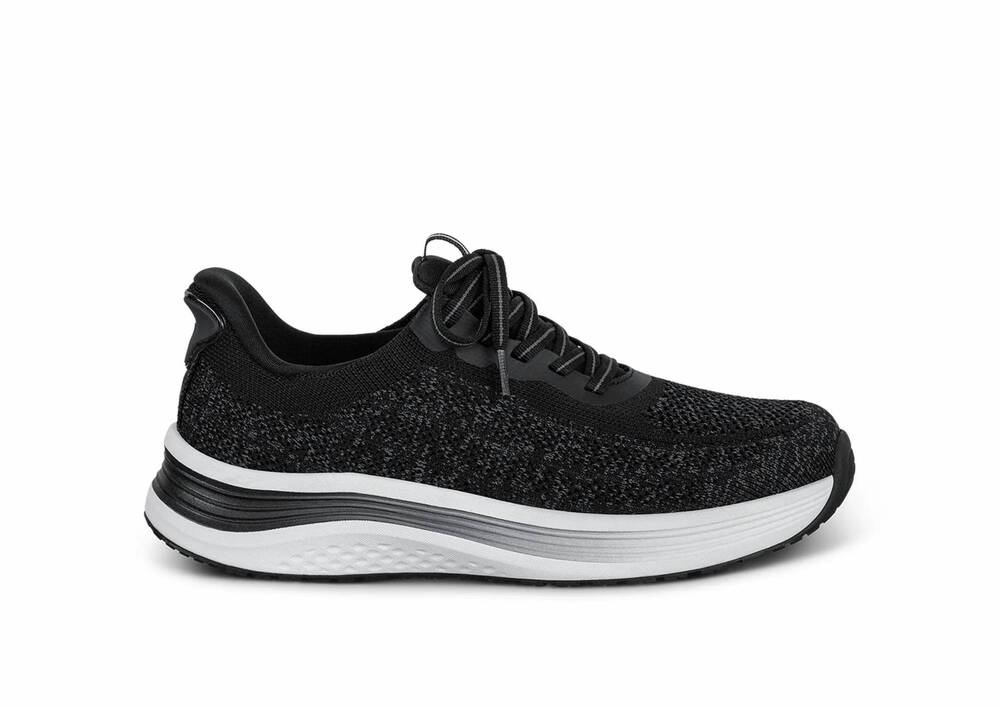 NEW ORTHOFEET women's nira hands-free orthopedic sneaker in black
